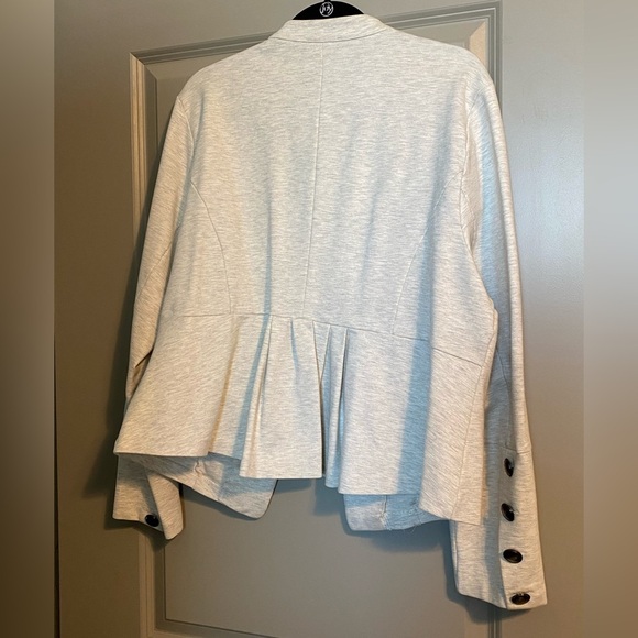 White with grey mix Jacket - Picture 4 of 5